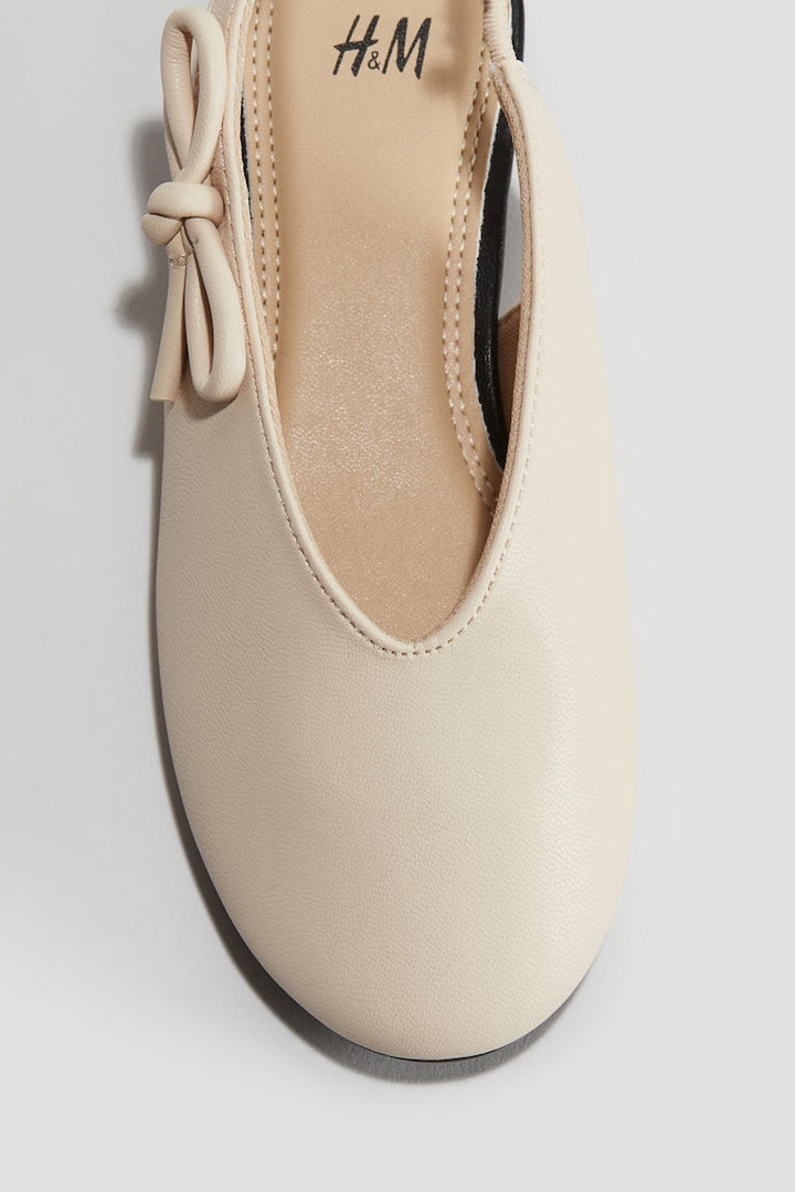 H&M Bow-Detail Slingbacks