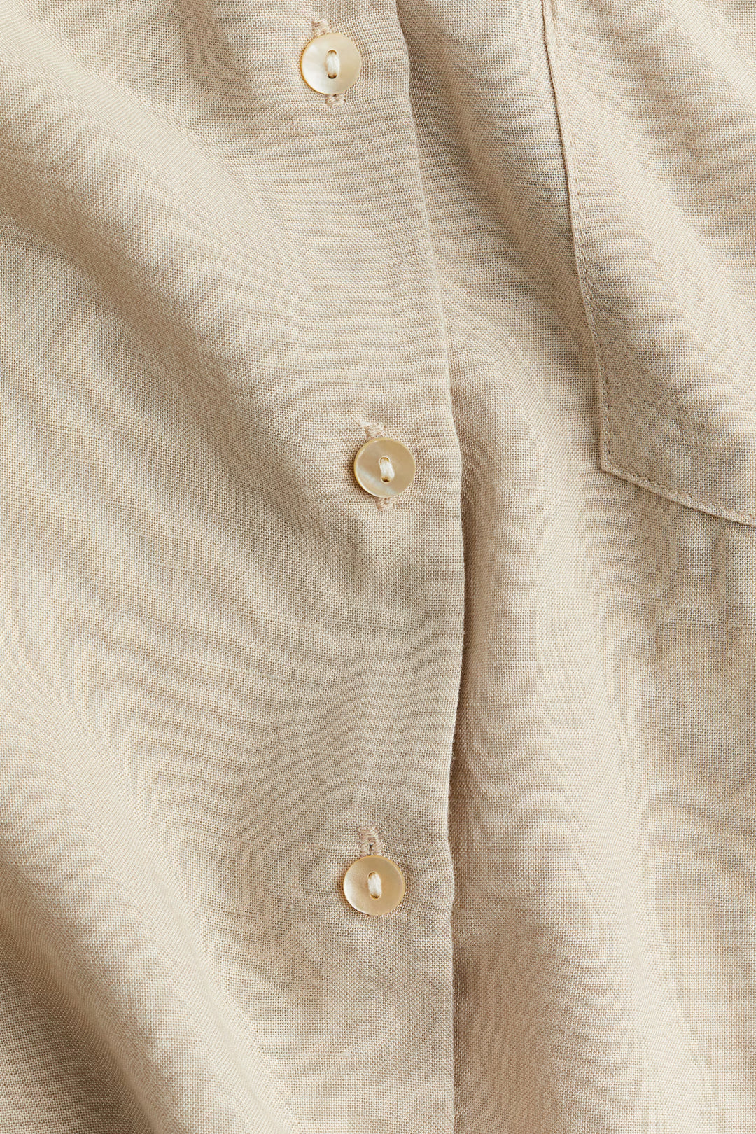 H&M Linen-Blend Shirt