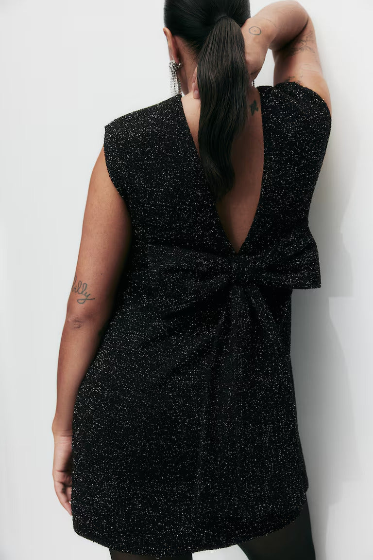 H&M Mini Dress with Bow at Back