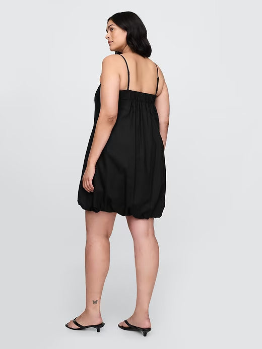 Gap Linen-Blend Mini Bubble Dress
