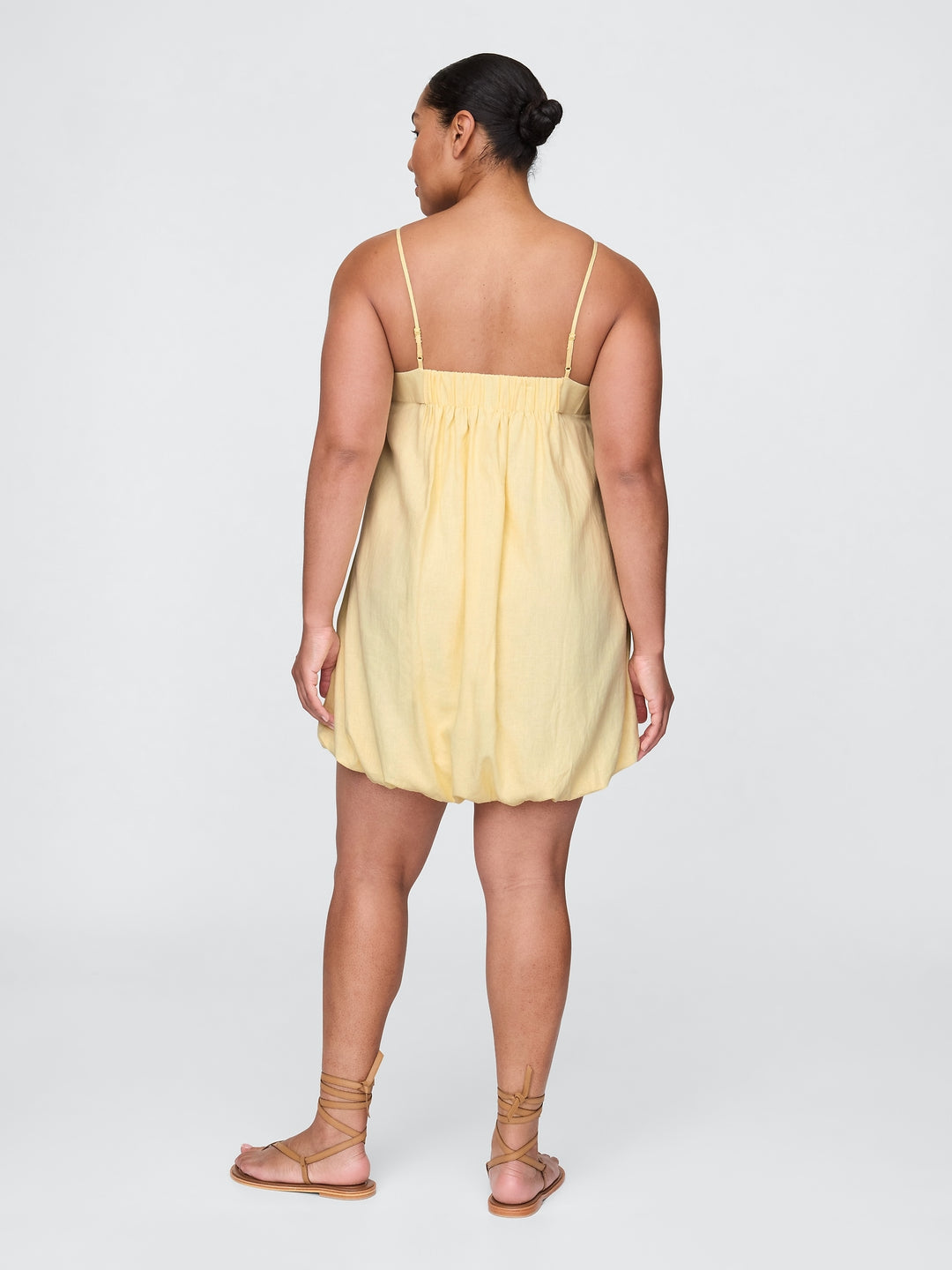 Gap Linen-Blend Mini Bubble Dress