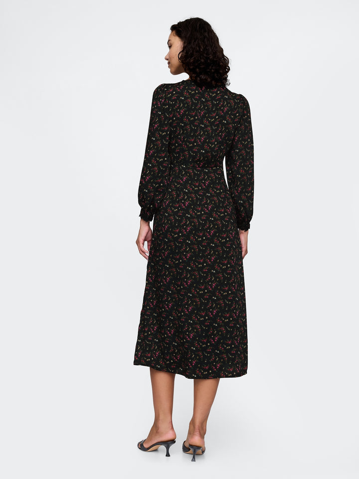 Gap Satin Empire Midi Dress