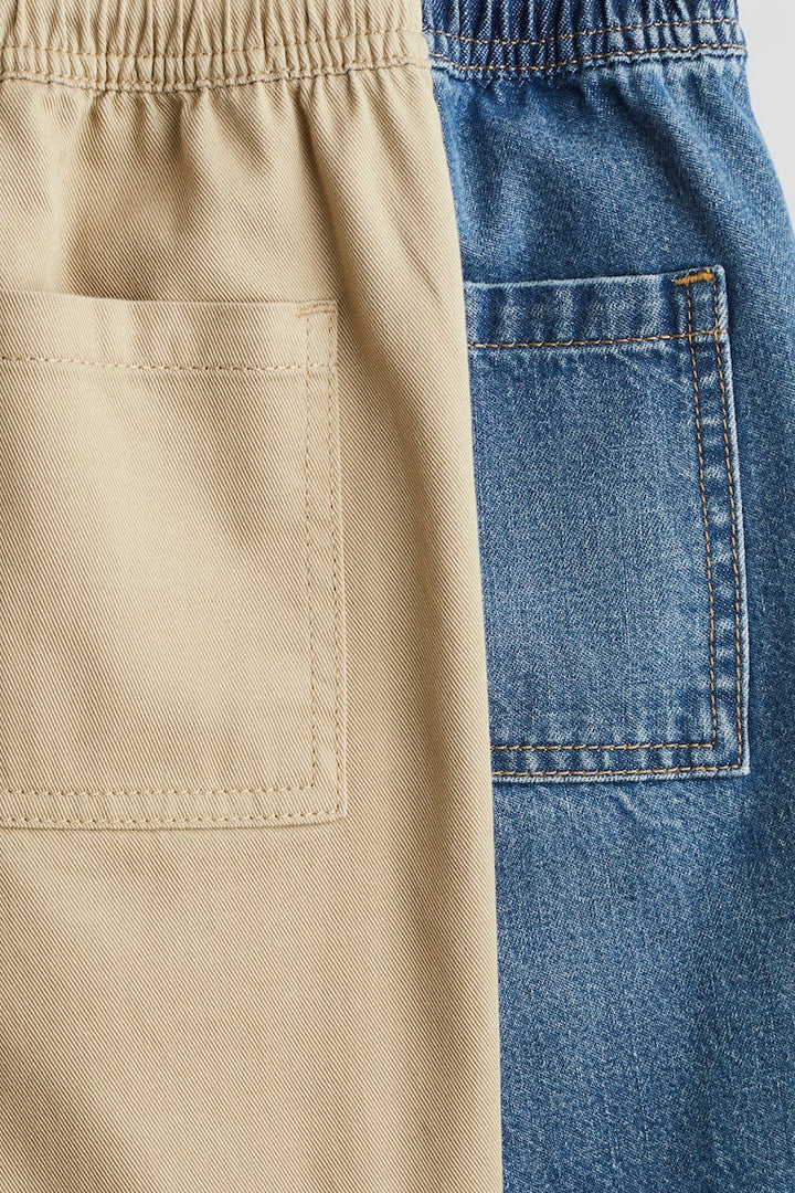H&M 2-Pack Cotton Shorts