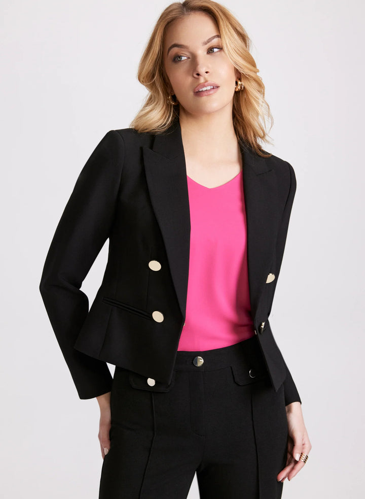 LAURA Cropped Double-Breasted Blazer