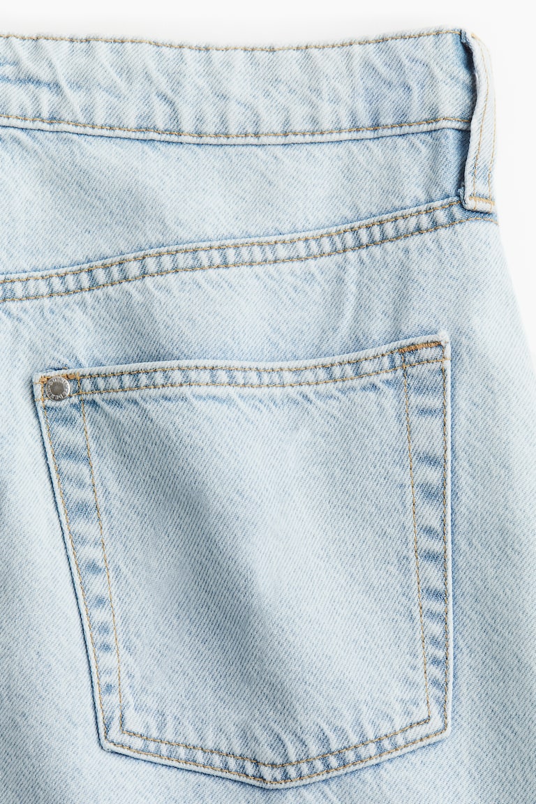 H&M Feather Soft Denim Skirt