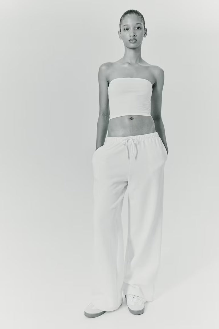 H&M 2-PACK SHORT TUBE TOPS