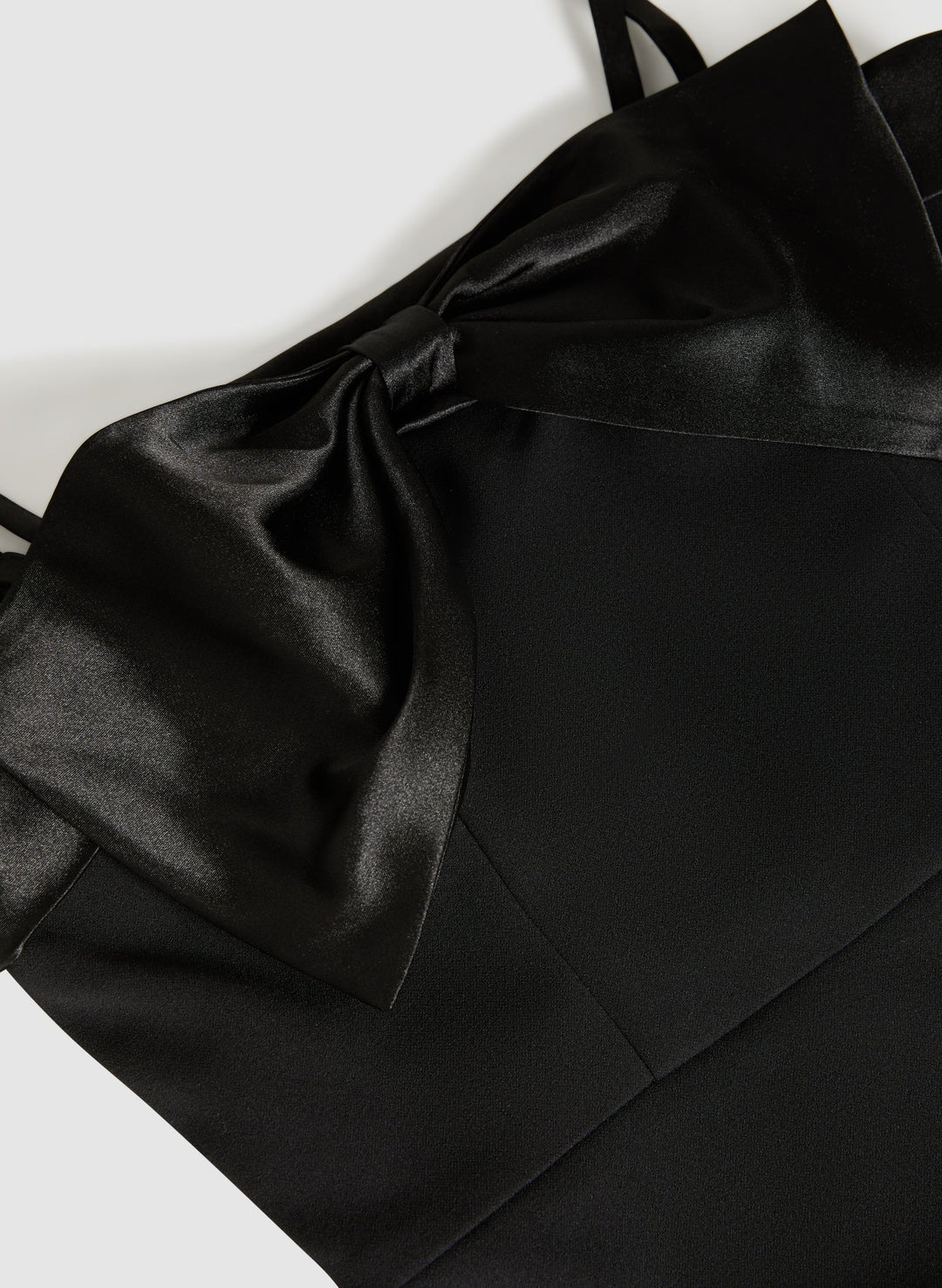 LAURA Satin Bow Dress