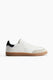 white/beige striped