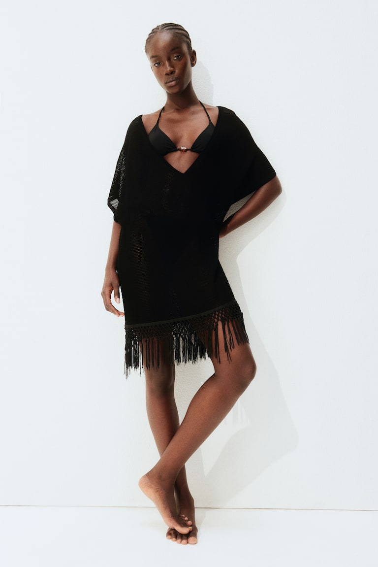 H&M Hole-Knit Beach Kaftan
