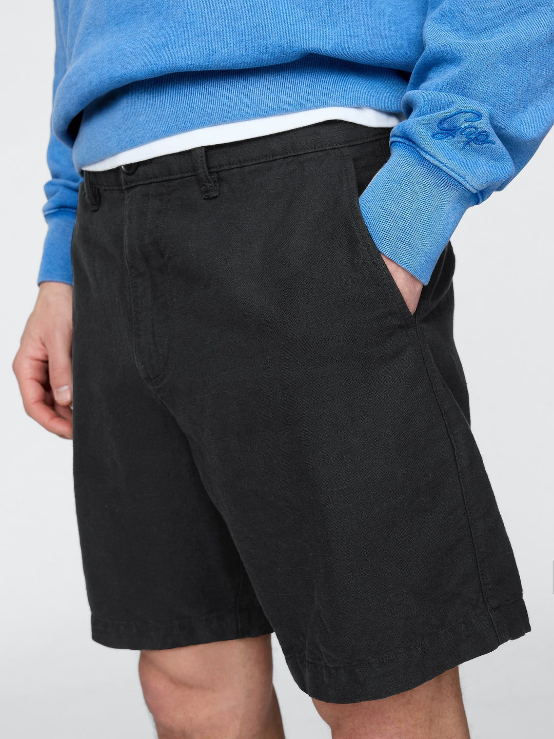 Gap 8" Linen-Cotton Shorts
