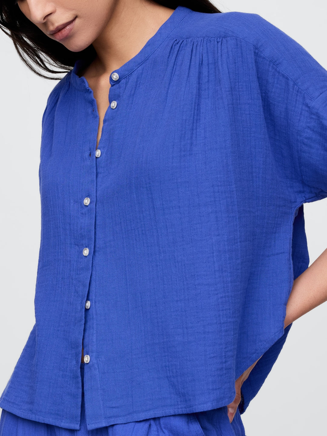 Gap Crinkle Gauze Dolman Shirt
