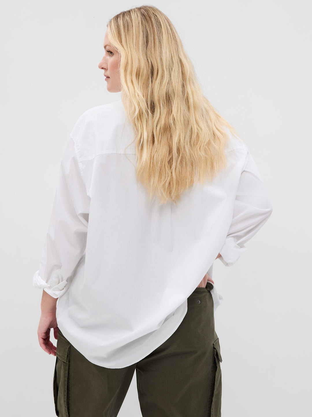 Gap Organic Cotton Poplin Big Shirt