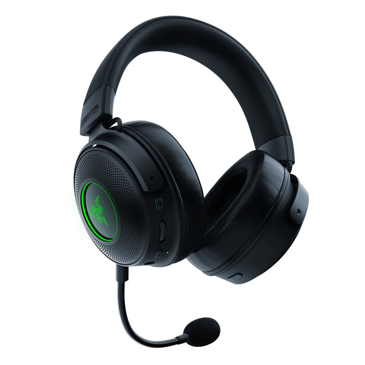 Razer Kraken V3 Pro Wireless Gaming Headset for PC, 2.4GHz, Haptics, Chroma RGB, 368g, Black