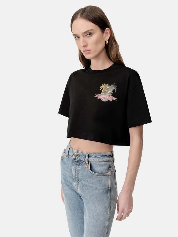 AMIRI WOMEN'S MA PARADISE CROPPED TEE