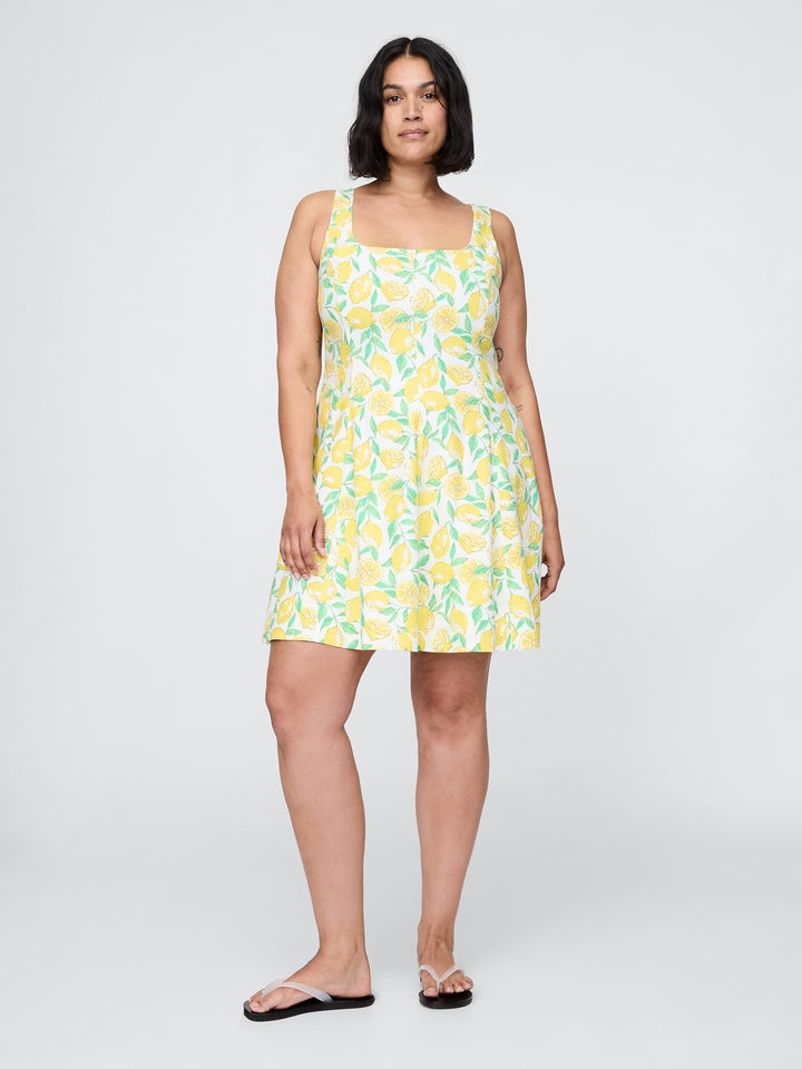 Gap Linen-Blend Mini Dress
