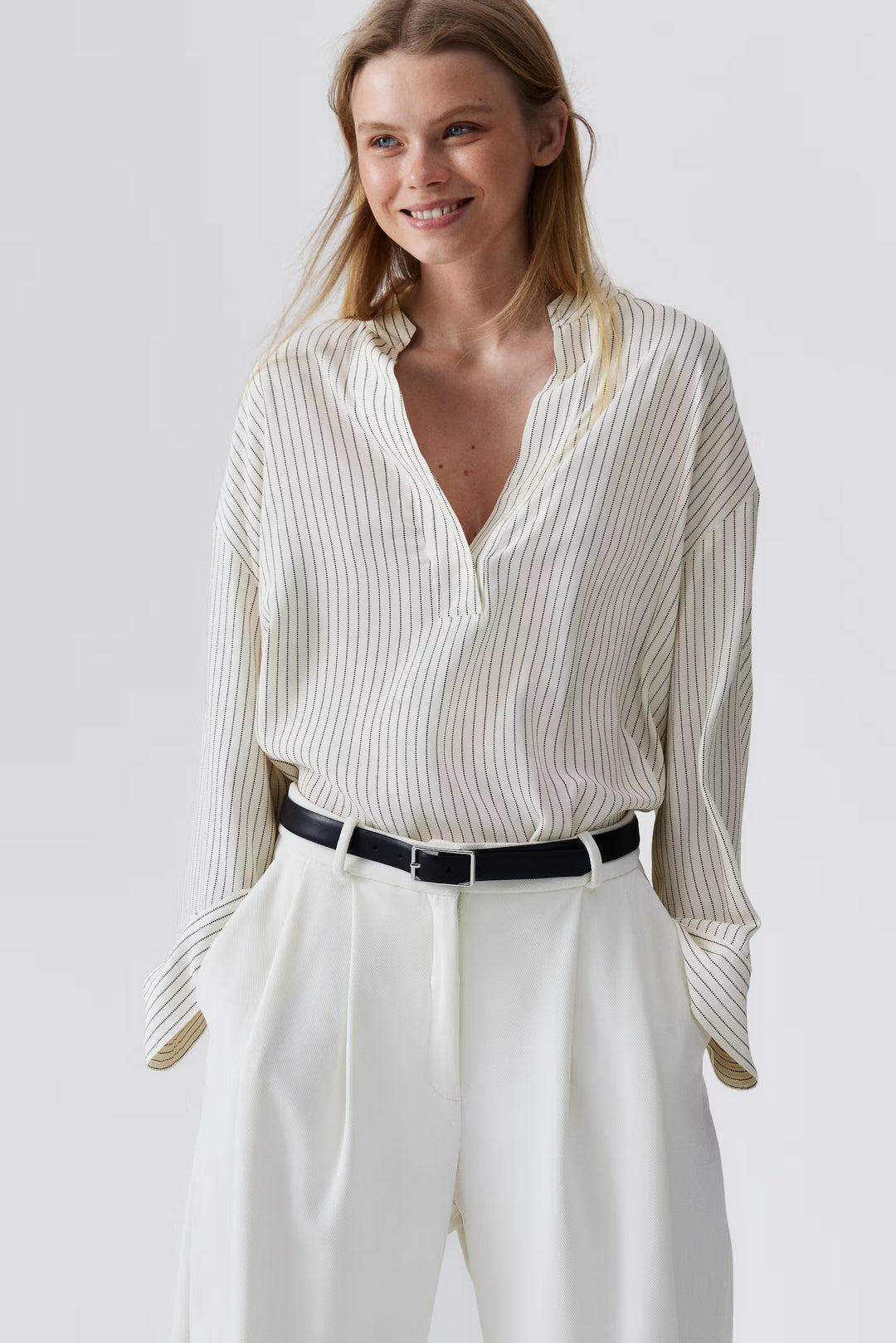 H&M Oversized Viscose Blouse
