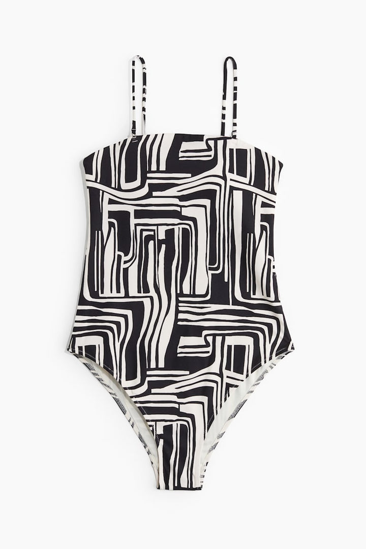 H&M Padded-Cup Bandeau Swimsuit