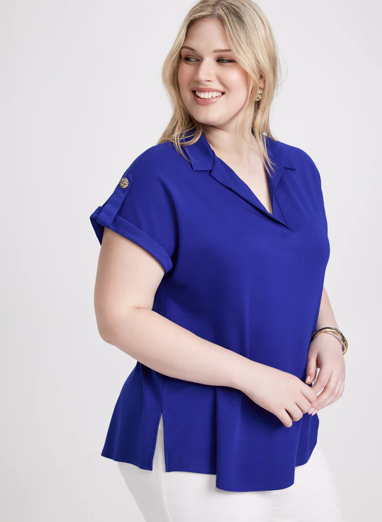 LAURA Polo Collar T-Shirt