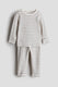 white/beige striped