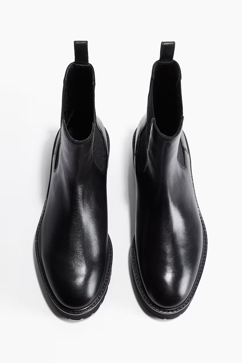 H&M Leather Chelsea Boots