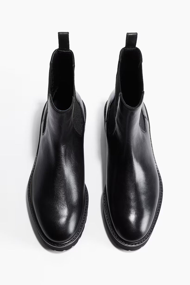 H&M Leather Chelsea Boots