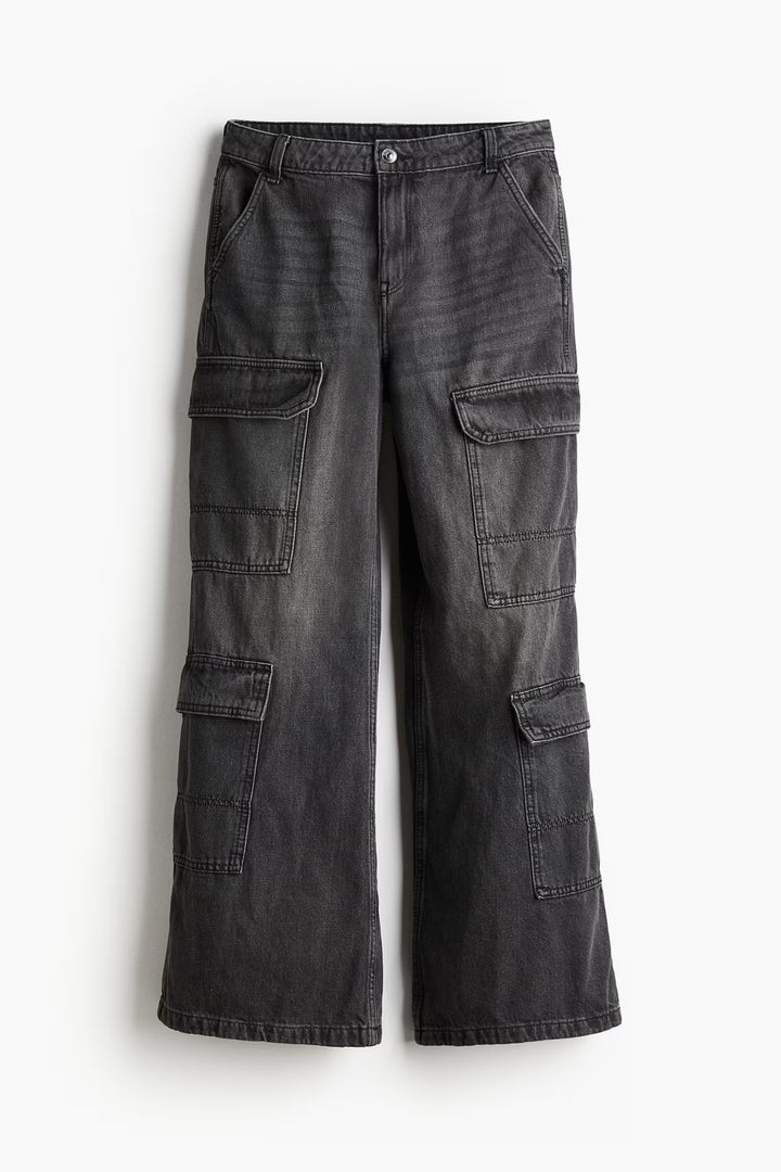 H&M Denim Cargo Pants