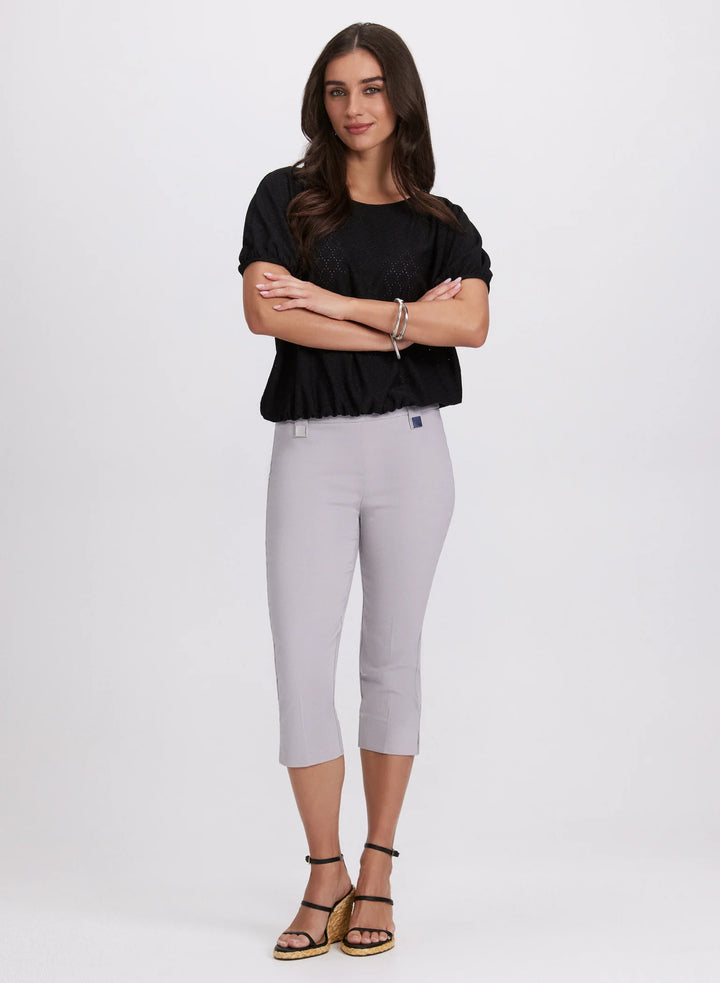 LAURA Bengaline Pull-On Capris