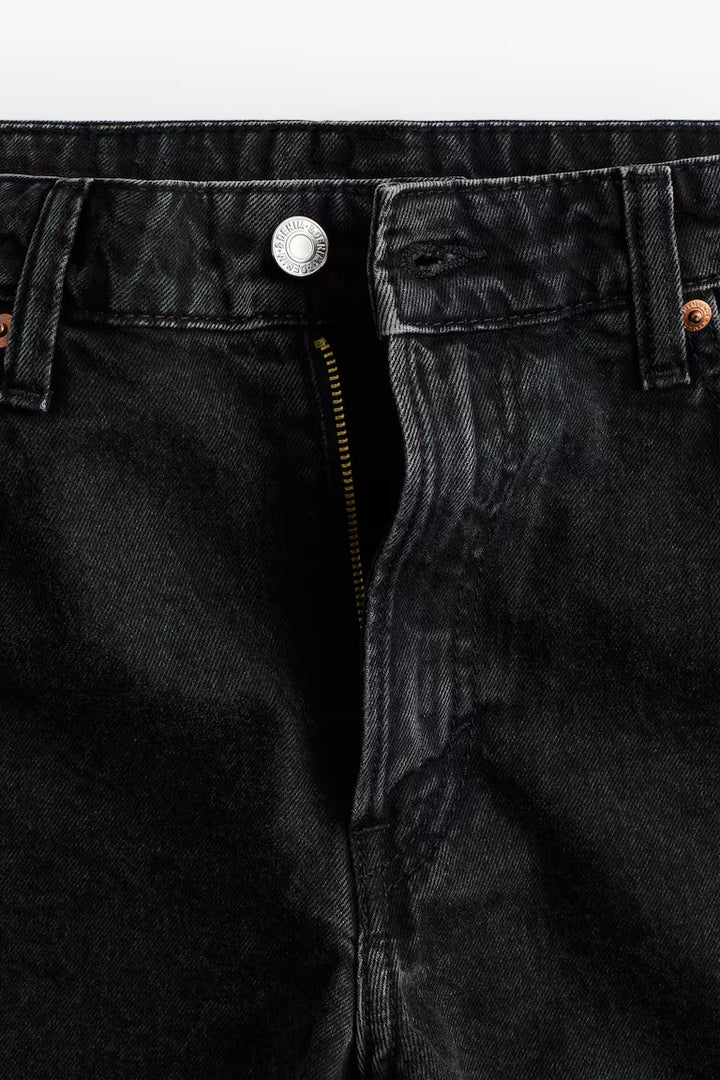 H&M HIGH BERMUDA DENIM SHORTS