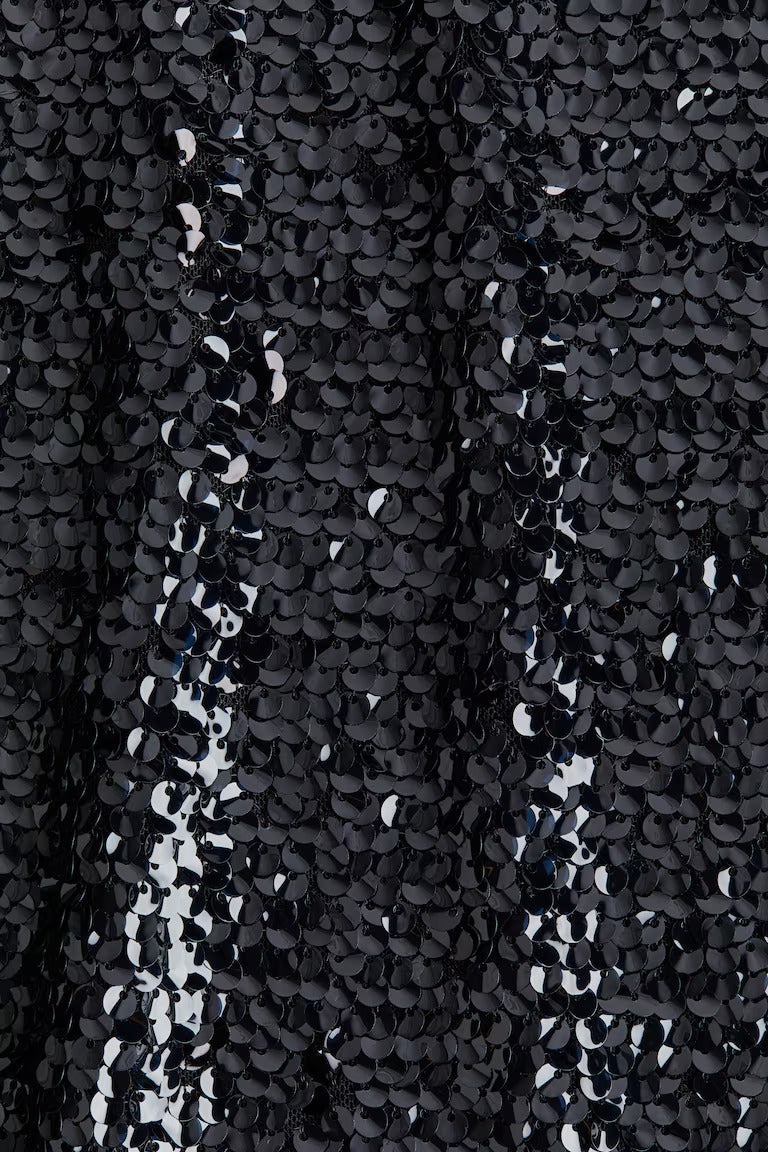 H&M SEQUINED MINI SKIRT