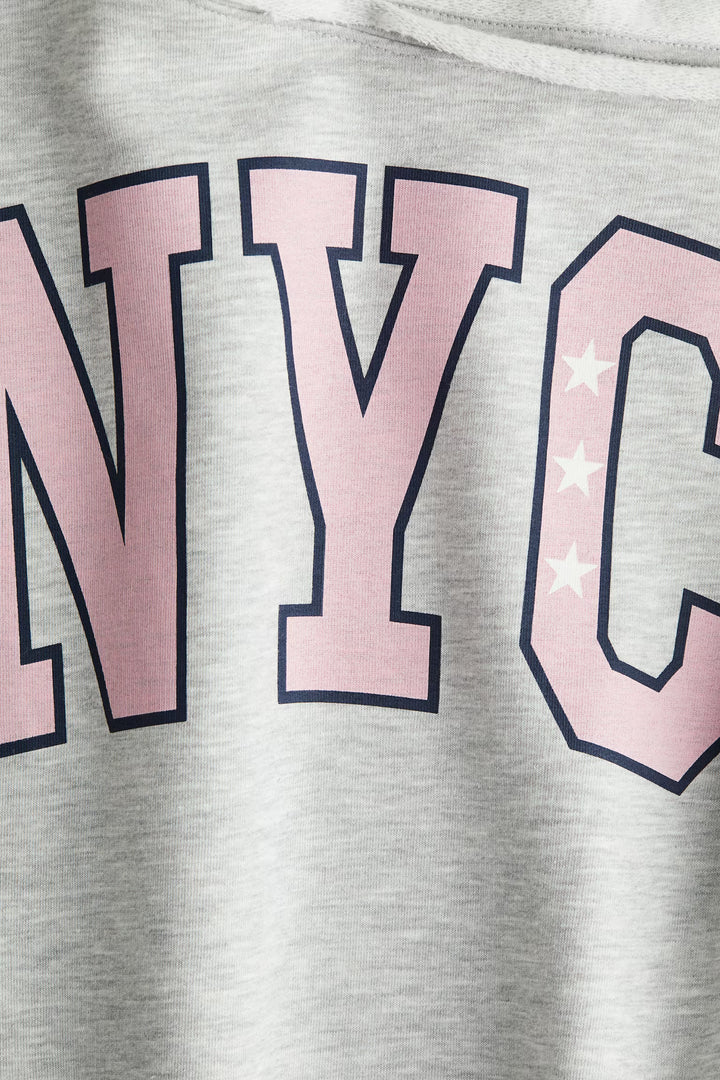 H&M Oversized One-Shoulder Sweatshirt