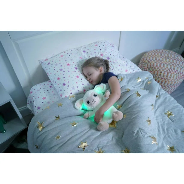 Lullabrites Musical Light Up Plush - Lamb, Plays 3 Lullaby Favorites