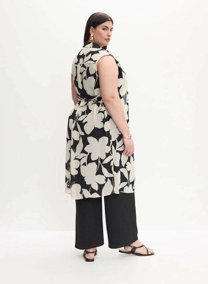 LAURA Melanie Lyne - Floral Tunic Blouse