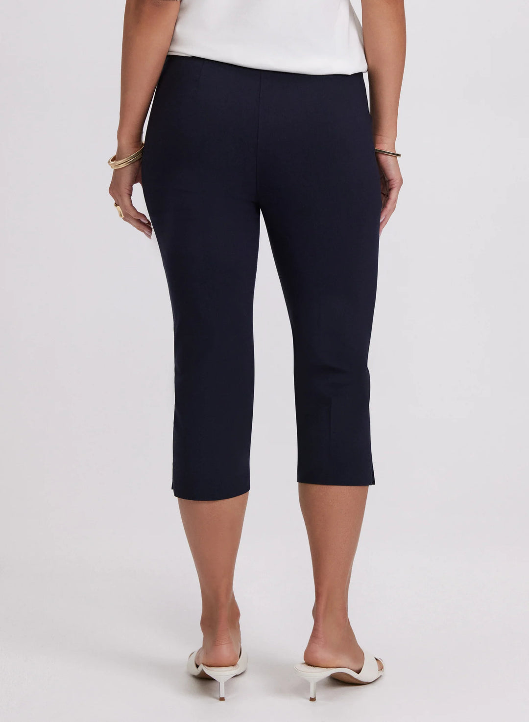 LAURA Bengaline Pull-On Capris