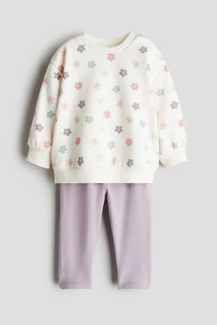 H&M 2-piece Sweatshirt and Leggings Set