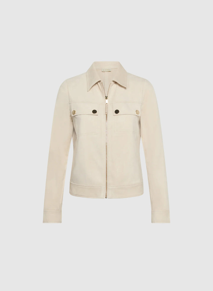 LAURA Faux-Suede Jacket
