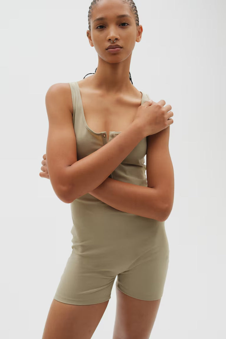 H&M Button-Placket Unitard