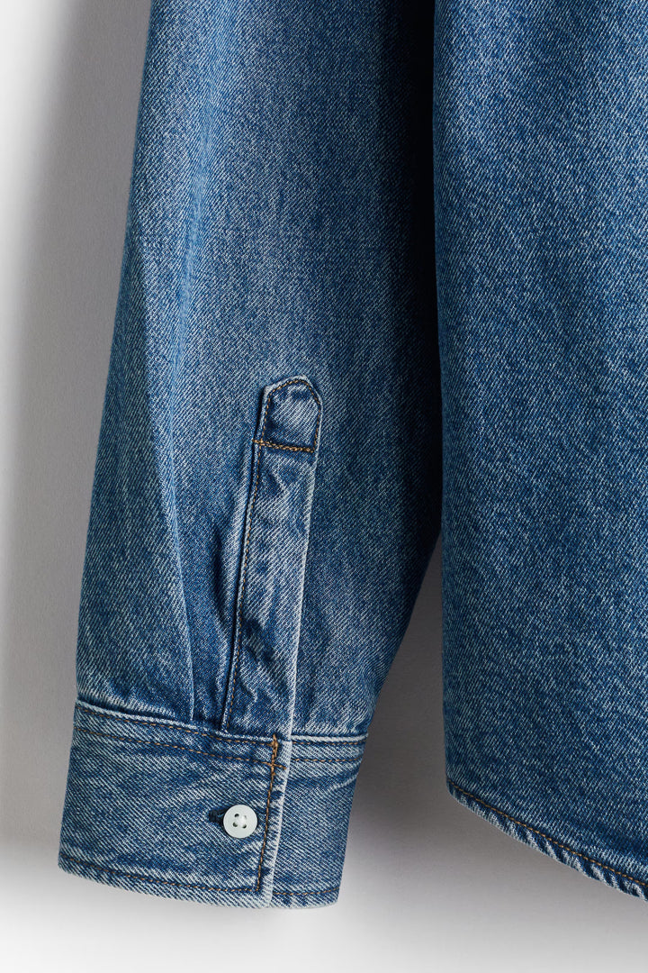 H&M Loose-fit Denim Shirt