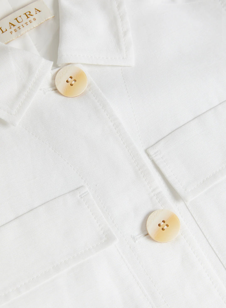 LAURA Short Linen Jacket