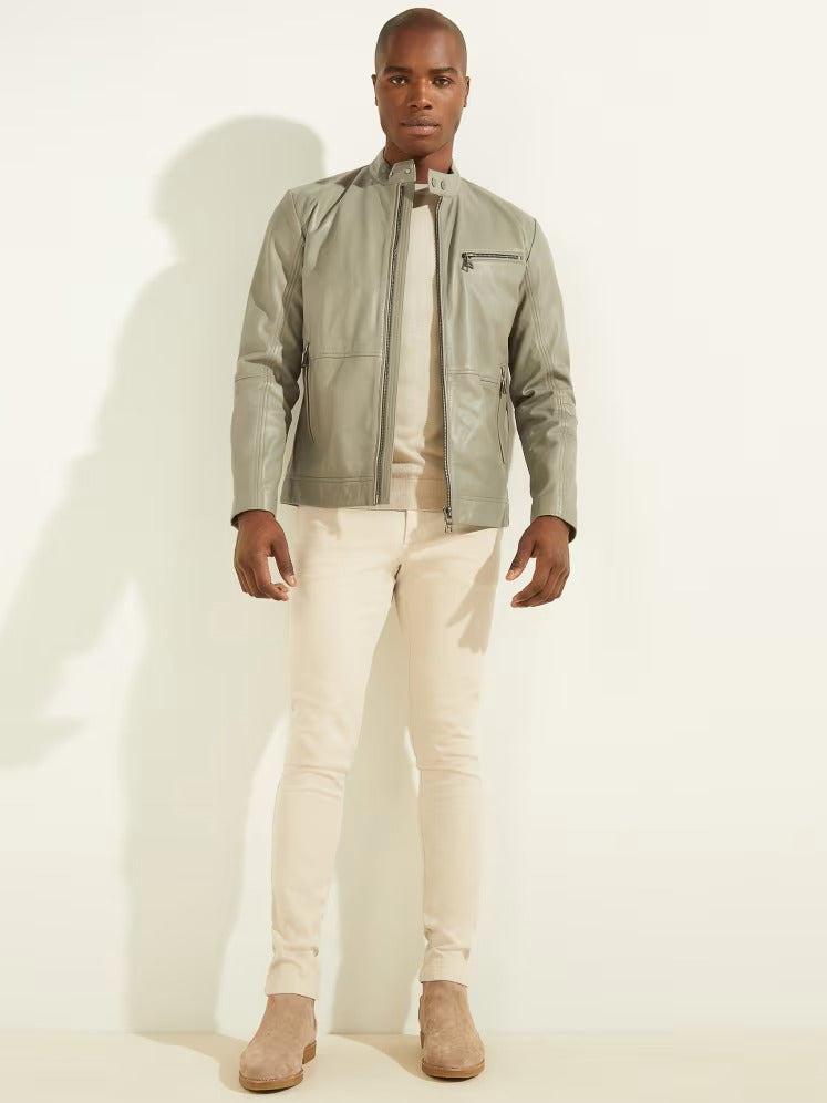 Guess Leather Biker Jacket