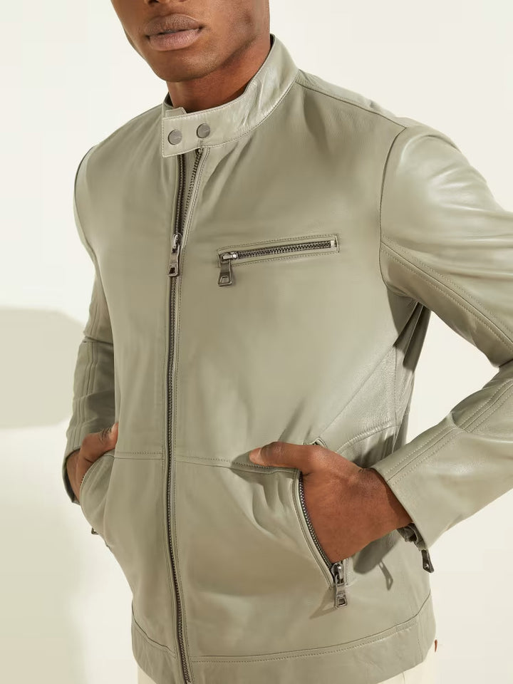 Guess Leather Biker Jacket