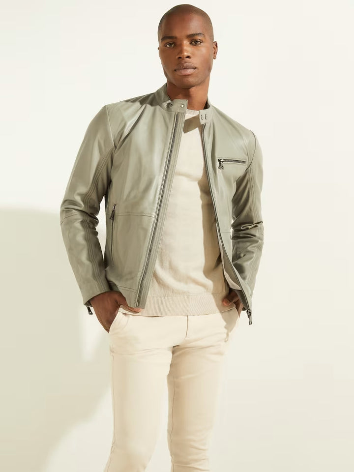 Guess Leather Biker Jacket