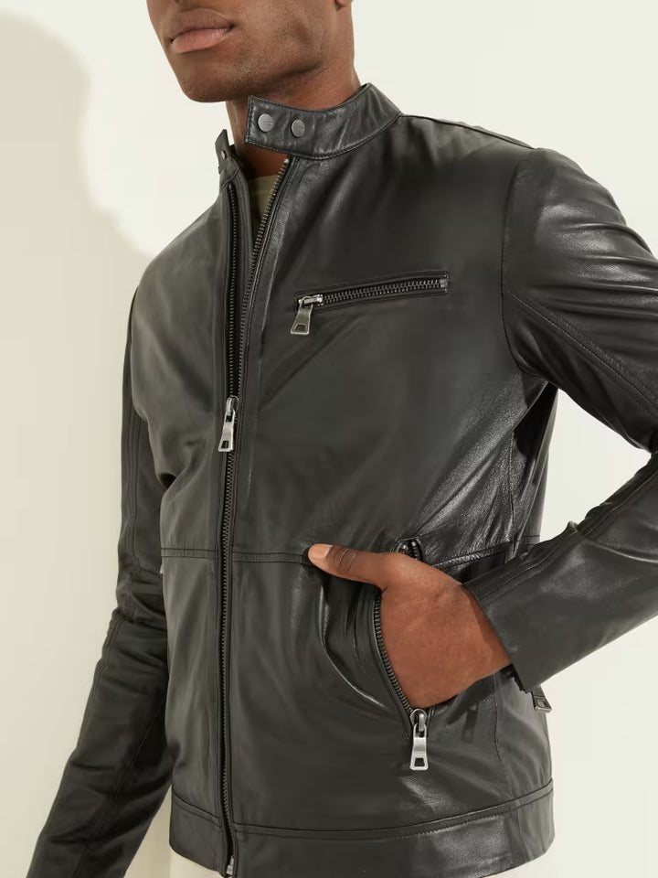 Guess Leather Biker Jacket