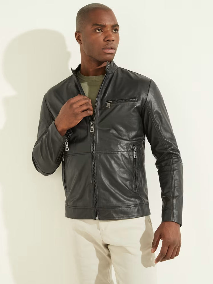 Guess Leather Biker Jacket