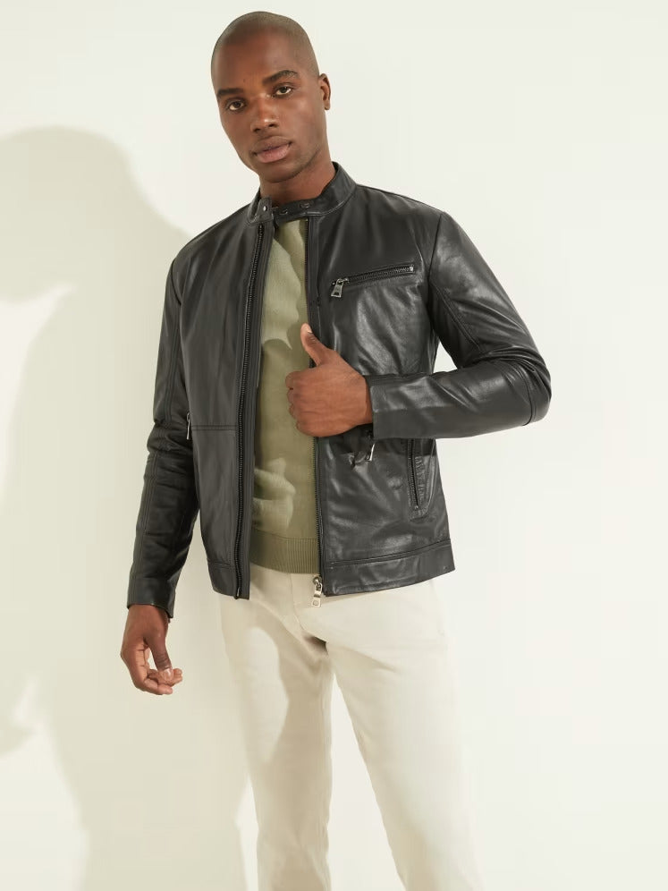 Guess Leather Biker Jacket