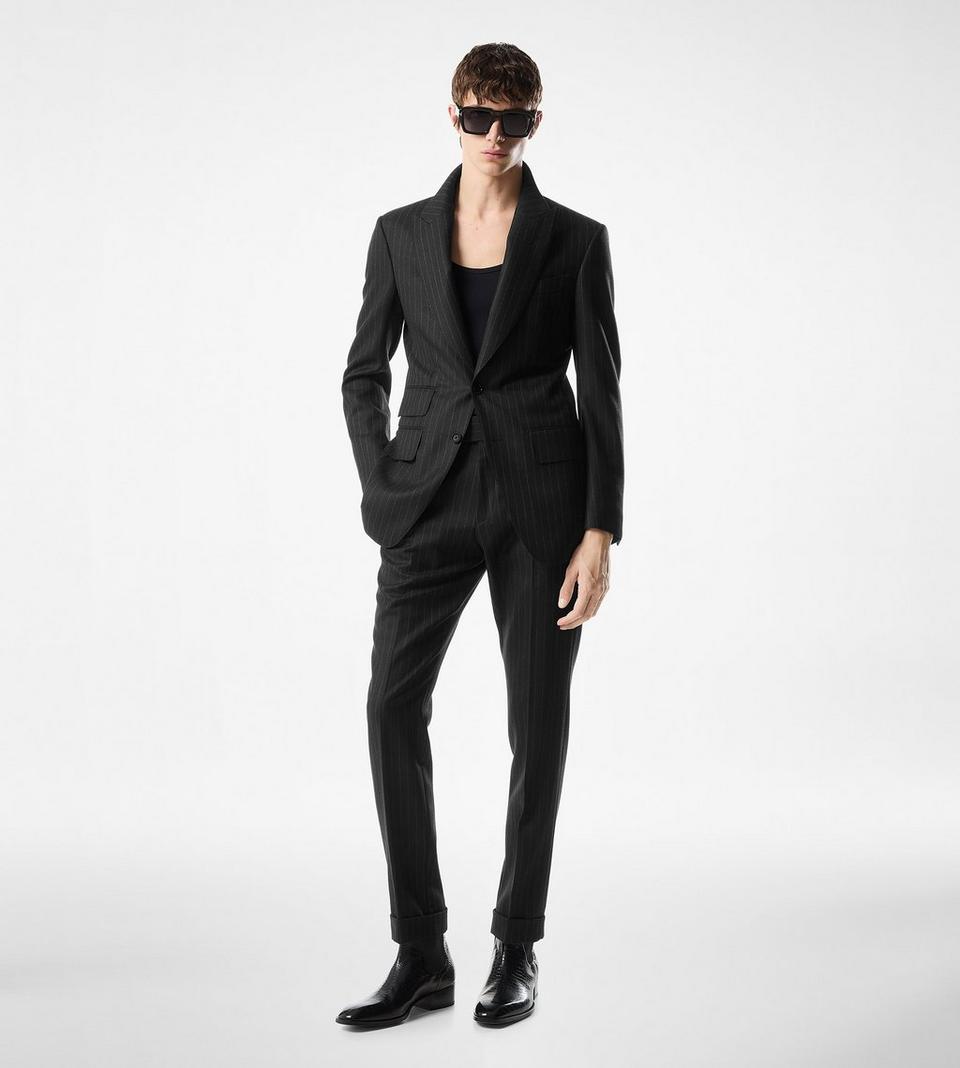 TOM FORD MILLED STRIPE ATTICUS SUIT