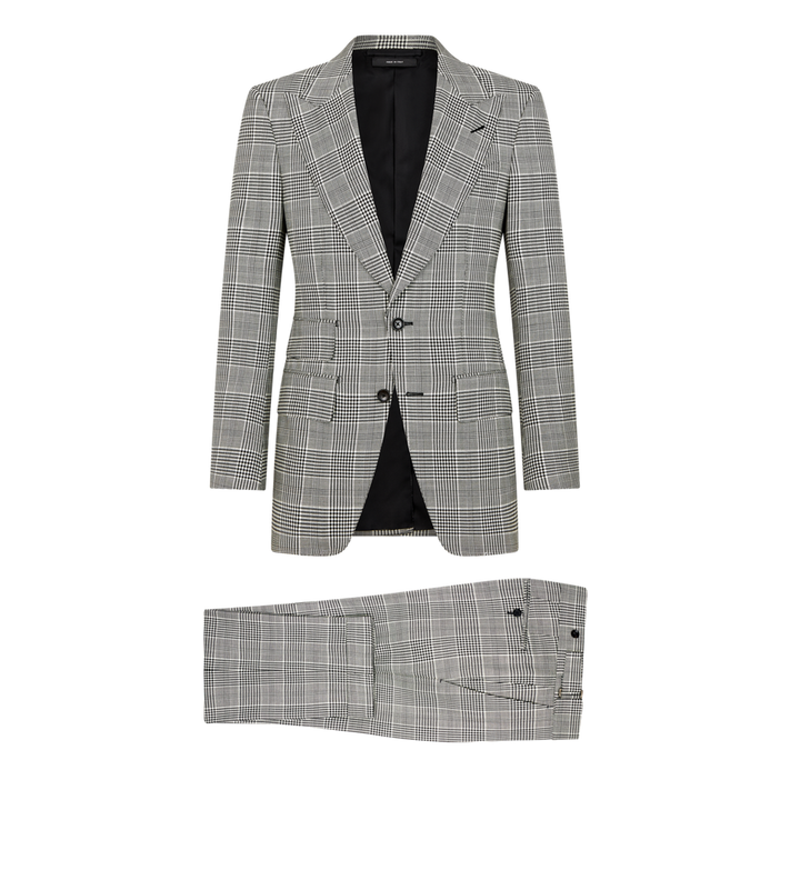 TOM FORD OVERCHECK TWILL ATTICUS SUIT