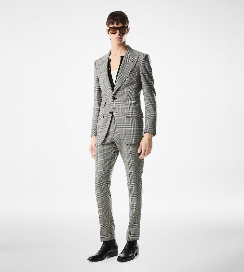 TOM FORD OVERCHECK TWILL ATTICUS SUIT