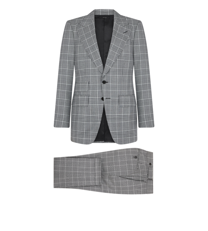 TOM FORD GINGHAM OVERCHECK ATTICUS SUIT