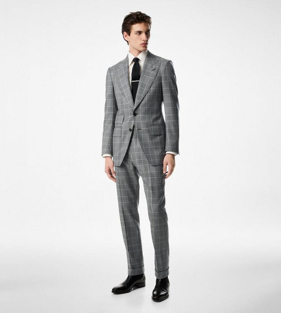 TOM FORD GINGHAM OVERCHECK ATTICUS SUIT