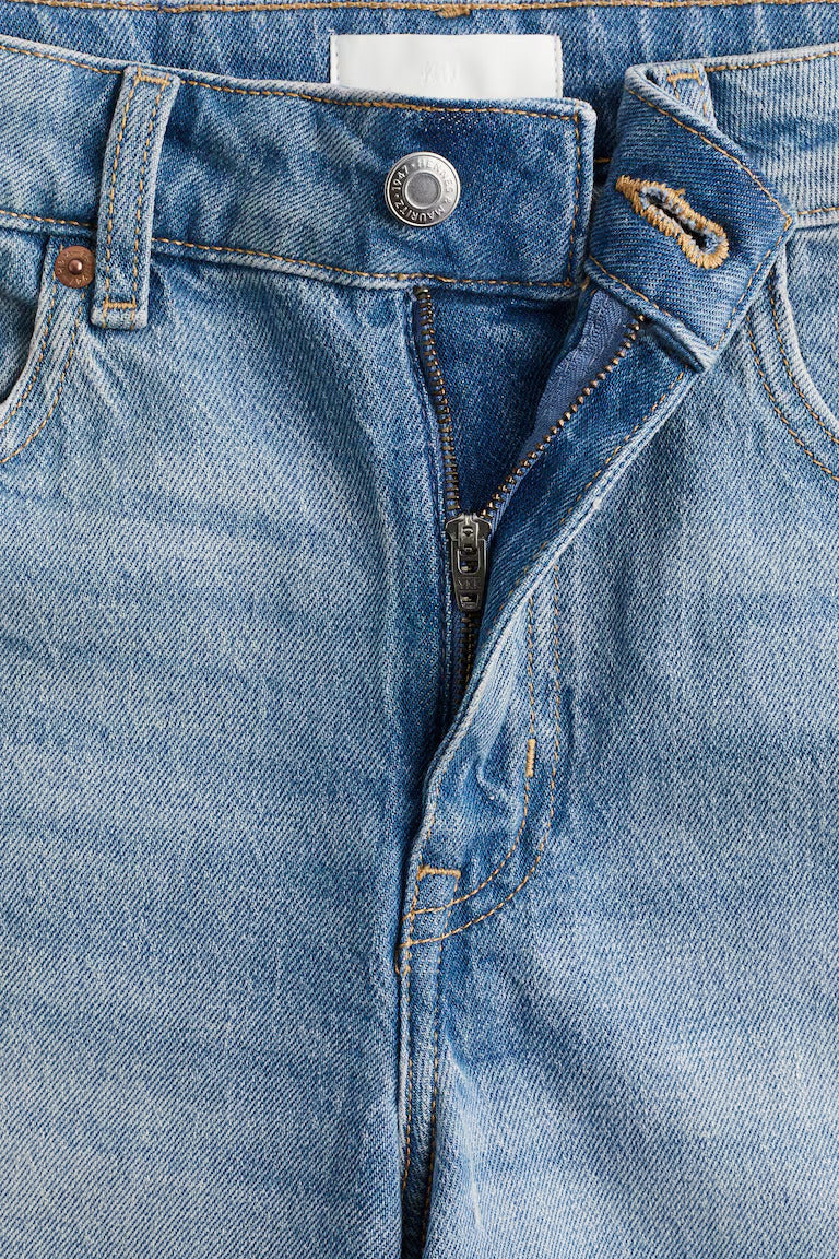 H&M HIGH WAIST DENIM SHORTS